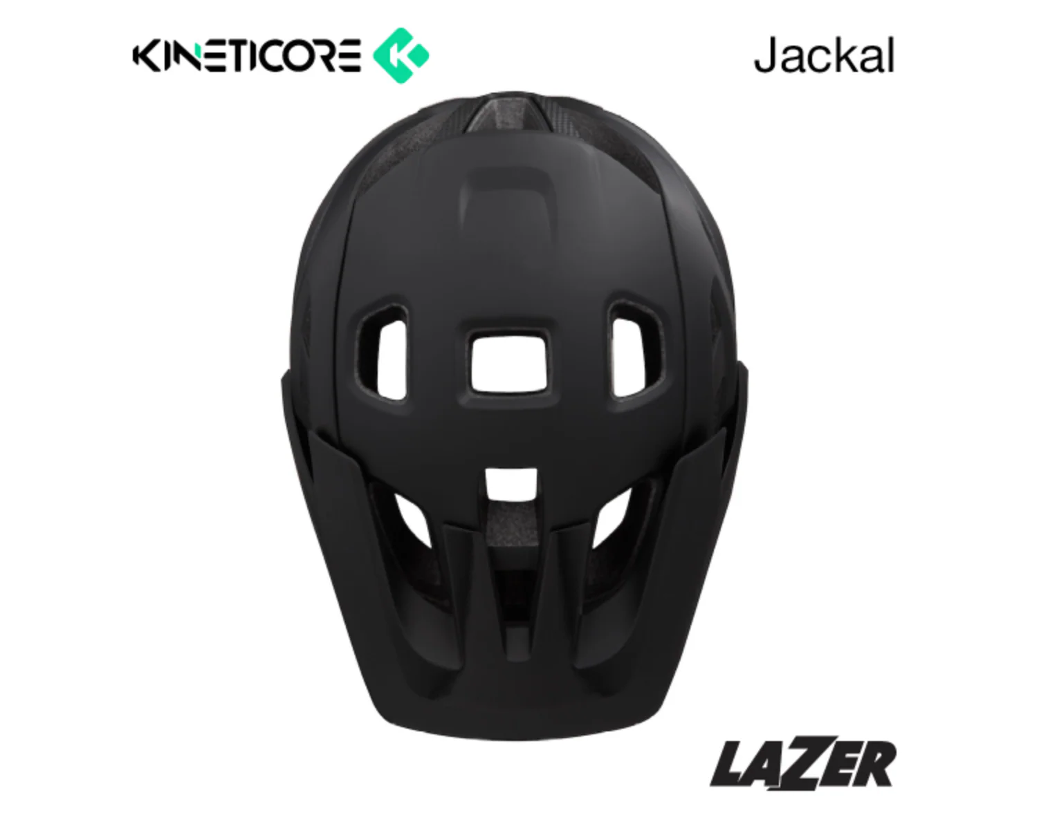 LAZER JACKAL KINETICORE HELMET MATTE BLACK - Image 5