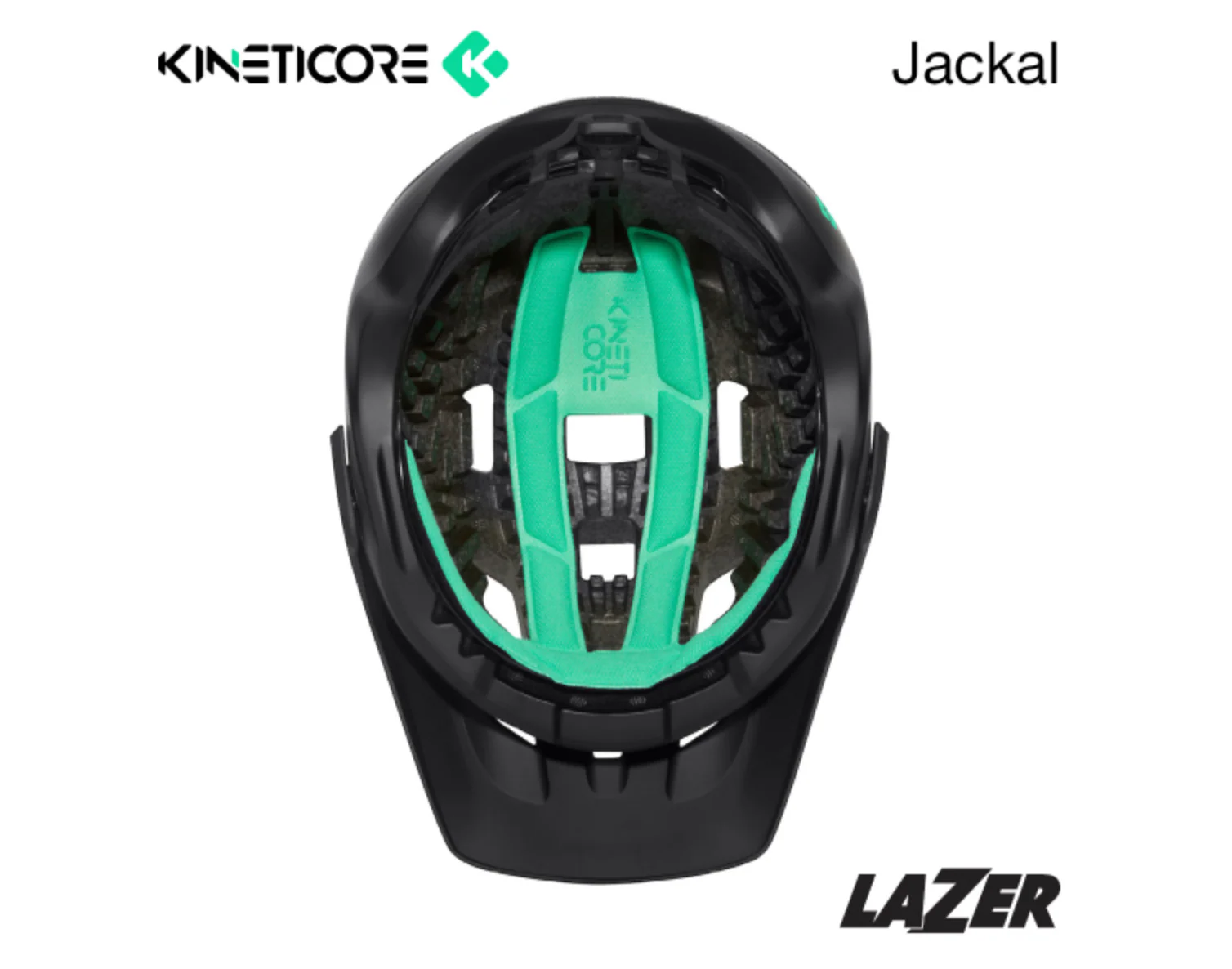 LAZER JACKAL KINETICORE HELMET MATTE BLACK - Image 6