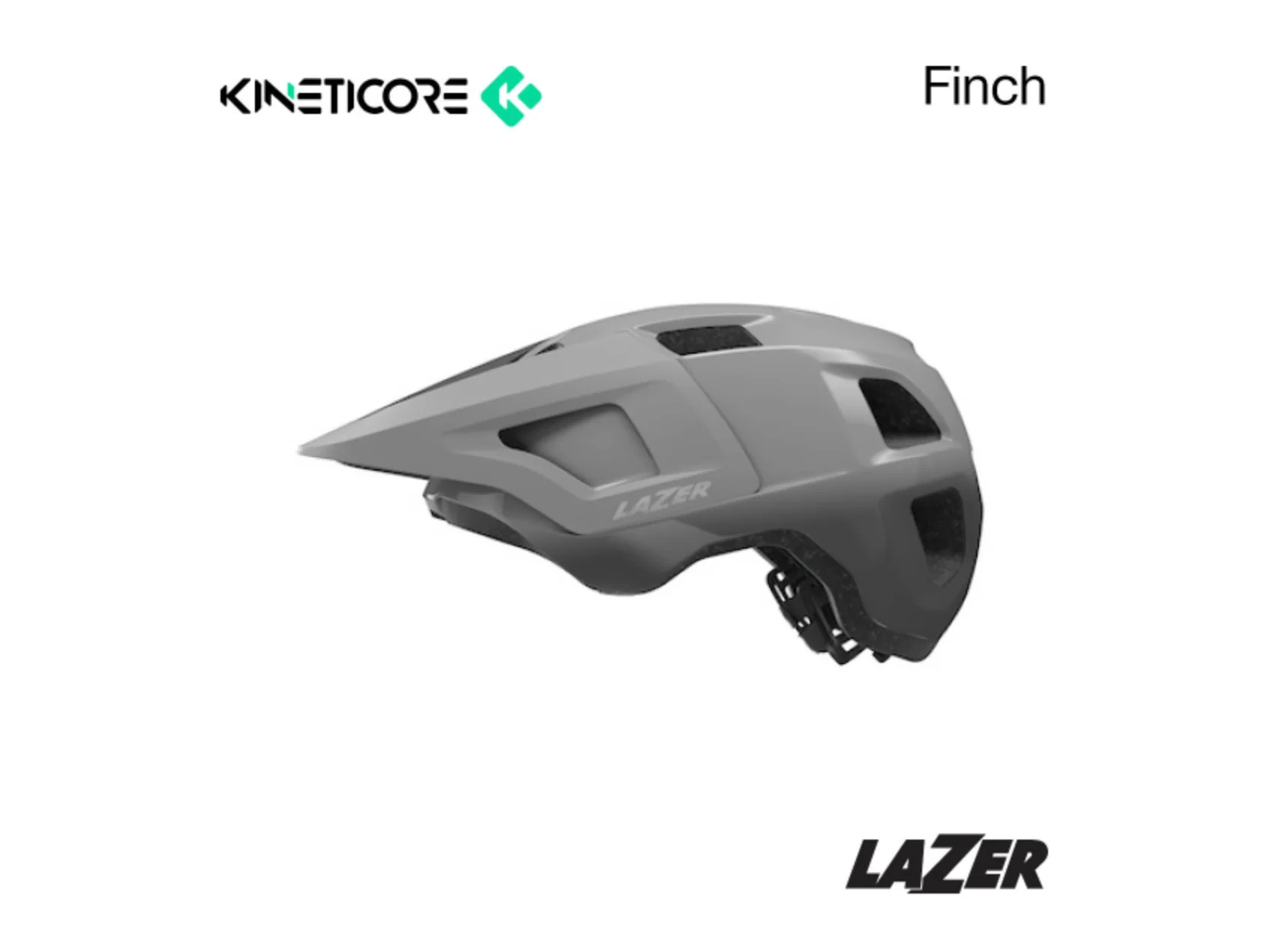 LAZER KINETICORE FINCH HELMET GREY - Image 3