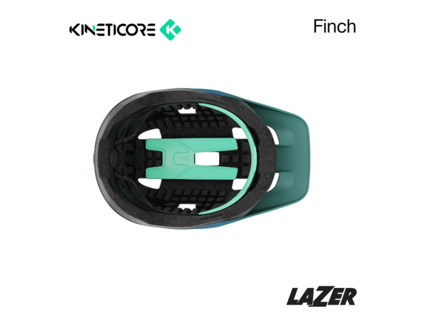 LAZER KINETICORE FINCH HELMET UNI SIZE - MATTE TEALE - Image 5