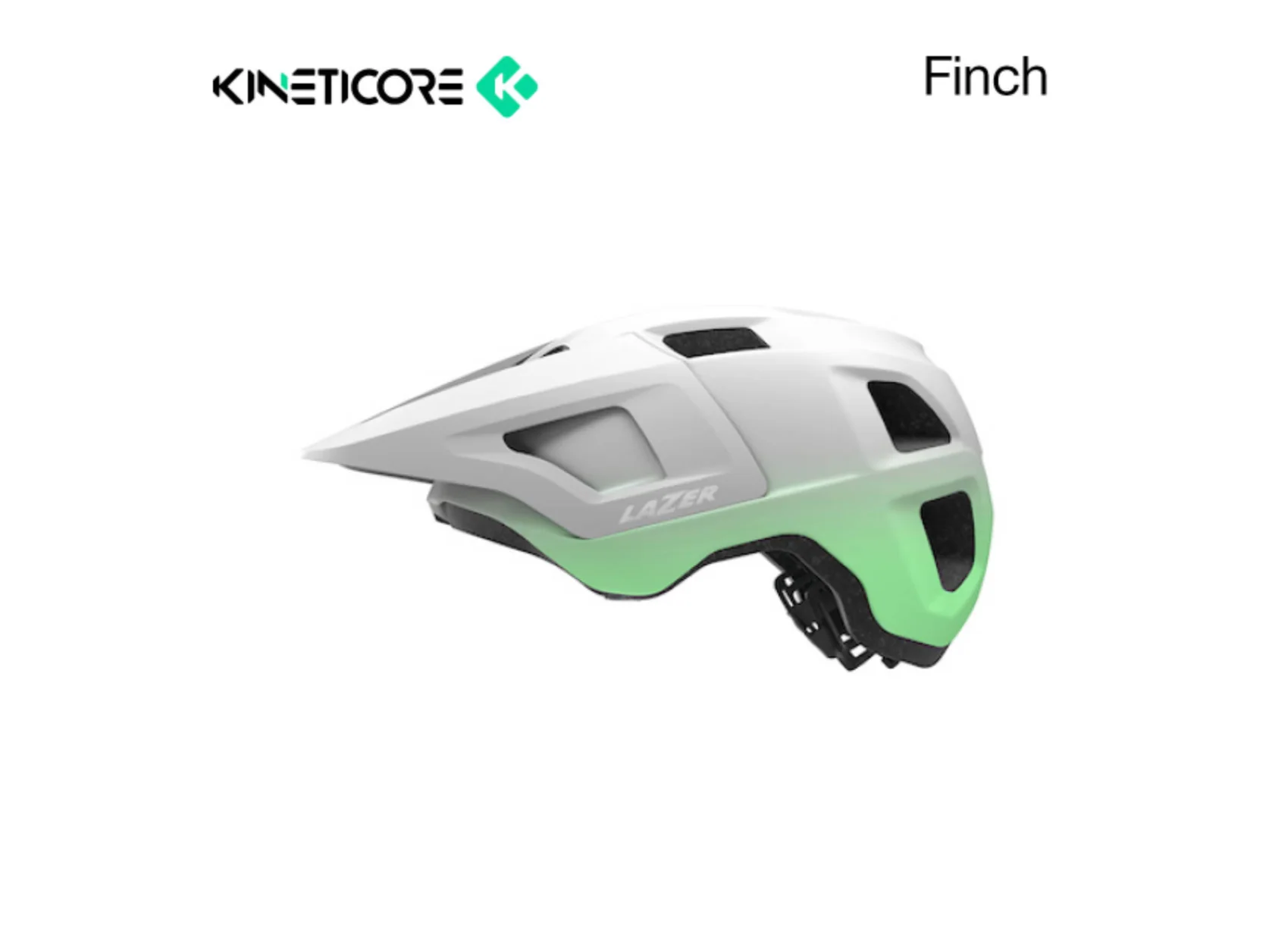 LAZER KINETICORE FINCH HELMET UNI SIZE - MATTE WHITE MINT - Image 3