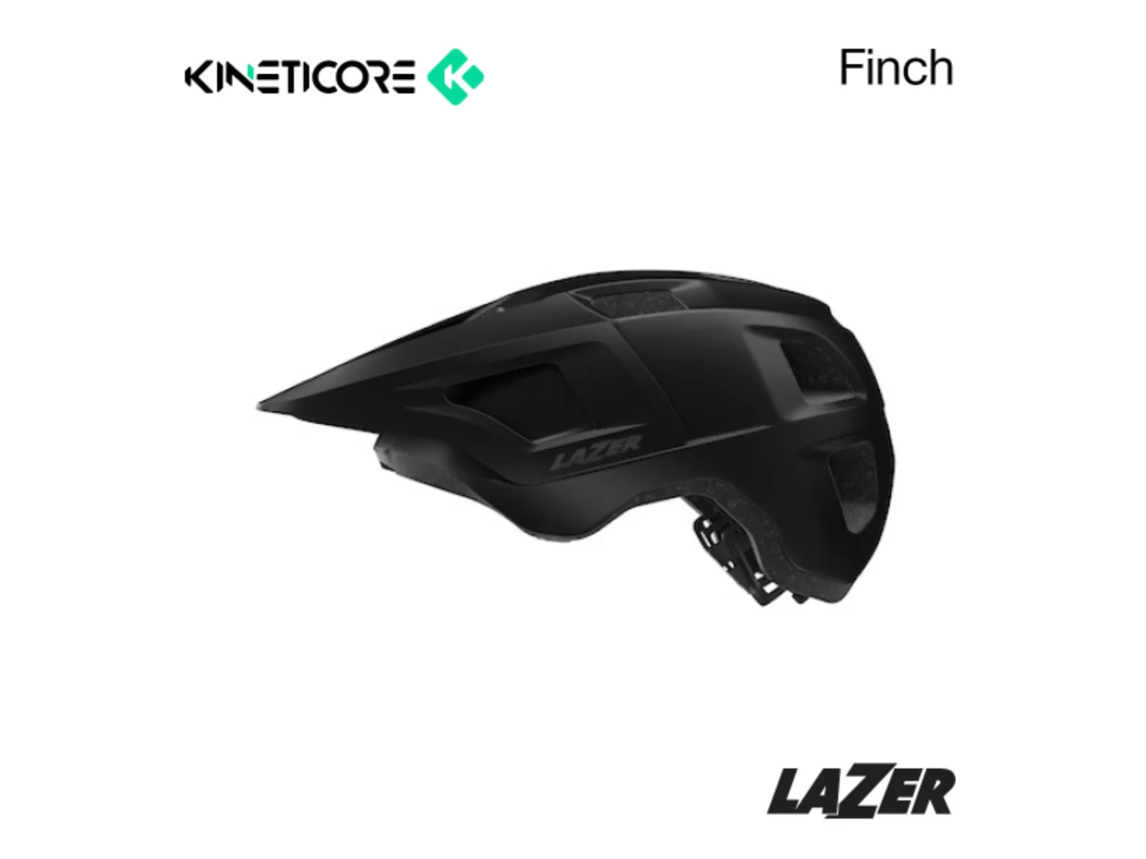 LAZER KINETICORE FINCH HELMET UNI SIZE - MATTE BLACK - Image 3