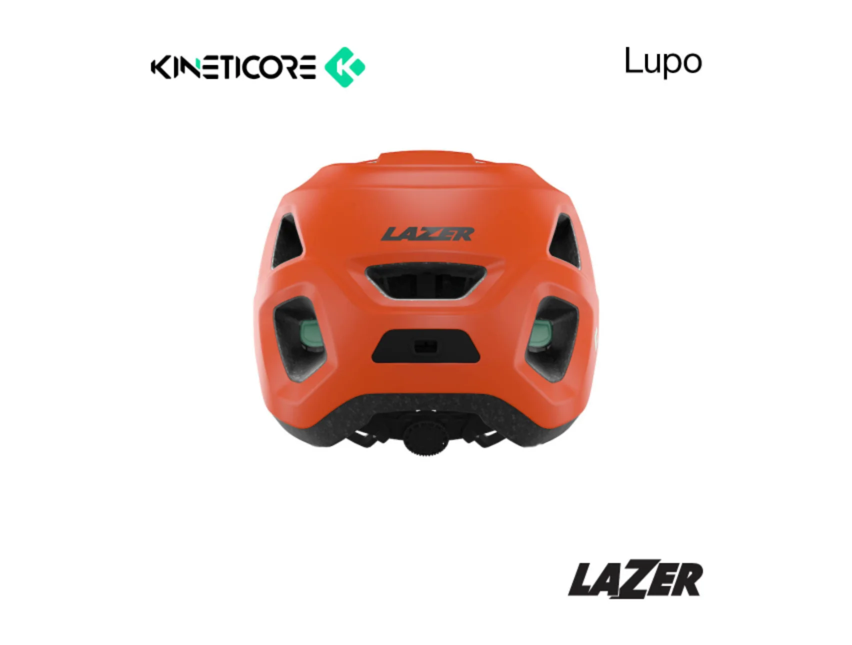 LAZER KINETICORE LUPO HELMET UNI SIZE - MATTE FLASH ORANGE - Image 4