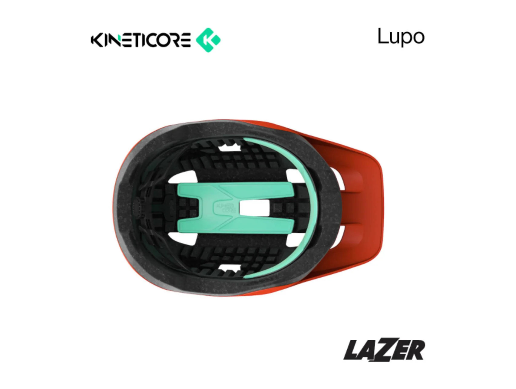 LAZER KINETICORE LUPO HELMET UNI SIZE - MATTE FLASH ORANGE - Image 6