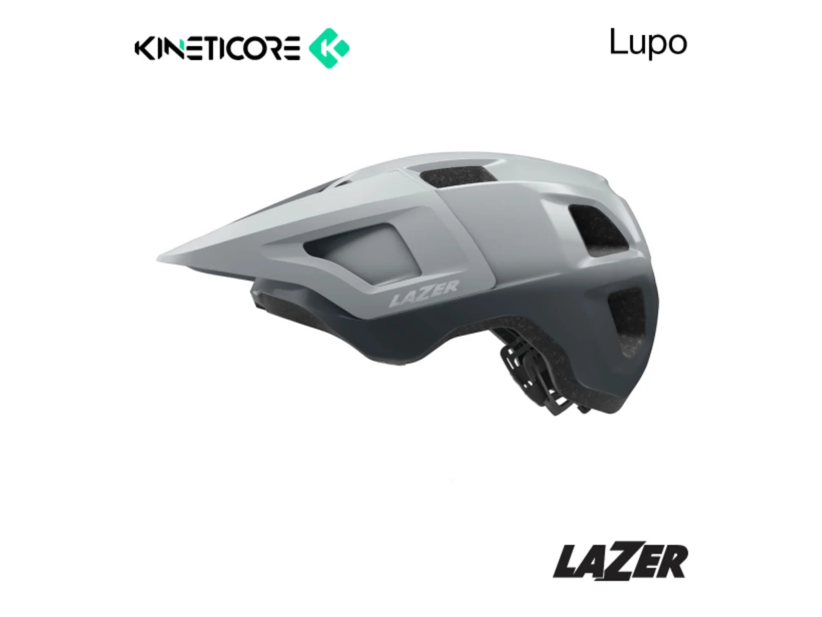LAZER KINETICORE LUPO HELMET UNI SIZE - GREY - Image 3