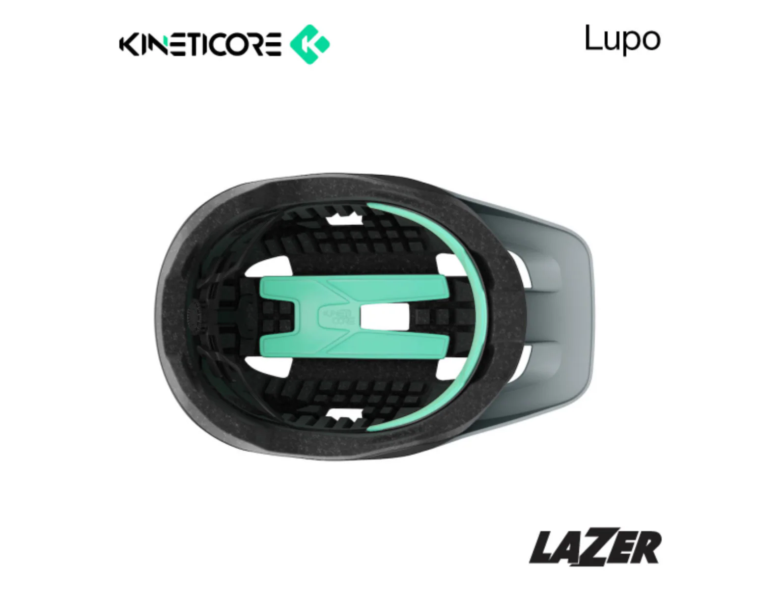 LAZER KINETICORE LUPO HELMET UNI SIZE - GREY - Image 5