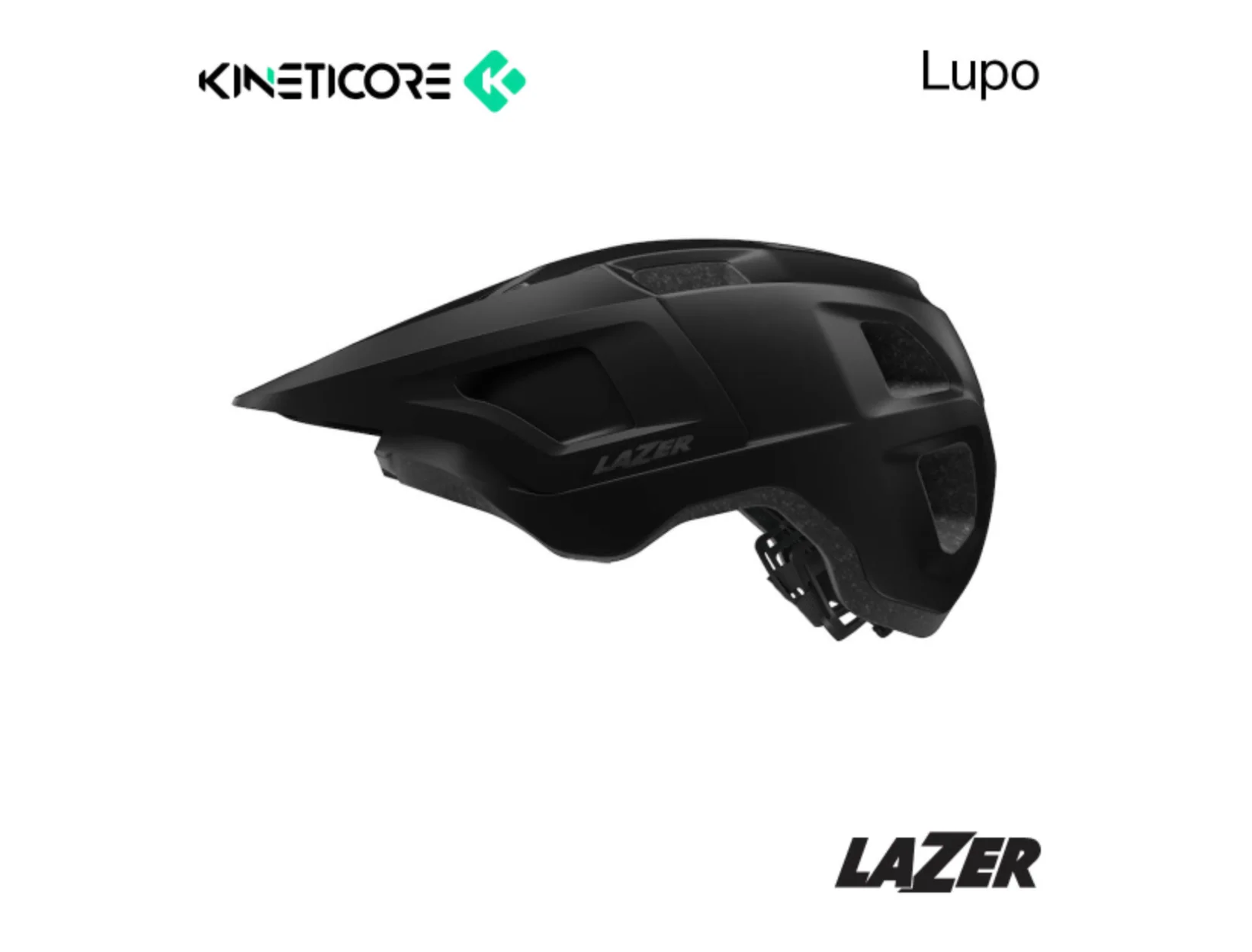 LAZER KINETICORE LUPO HELMET UNI SIZE - MATTE BLACK - Image 9