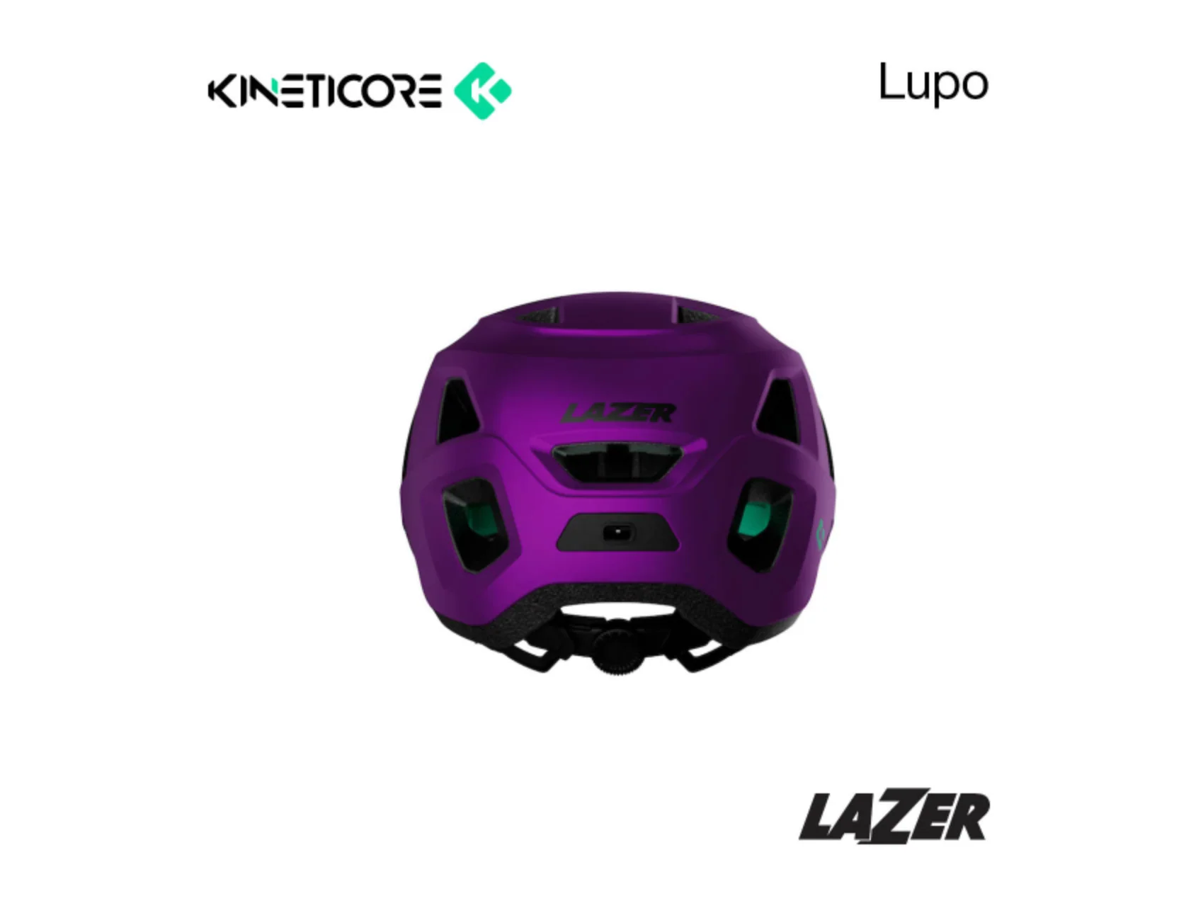 LAZER KINETICORE LUPO HELMET UNI SIZE - MATTE METALLIC PURPLE - Image 4