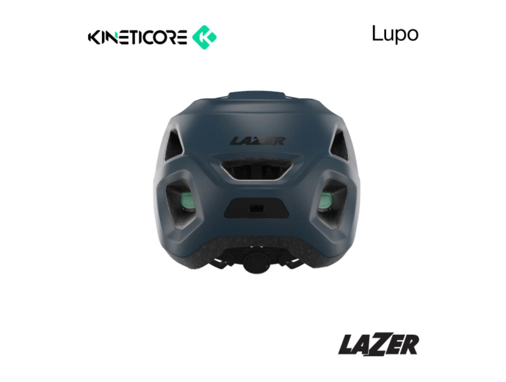 LAZER KINETICORE LUPO HELMET UNI SIZE - MATTE NAVY BLUE - Image 4