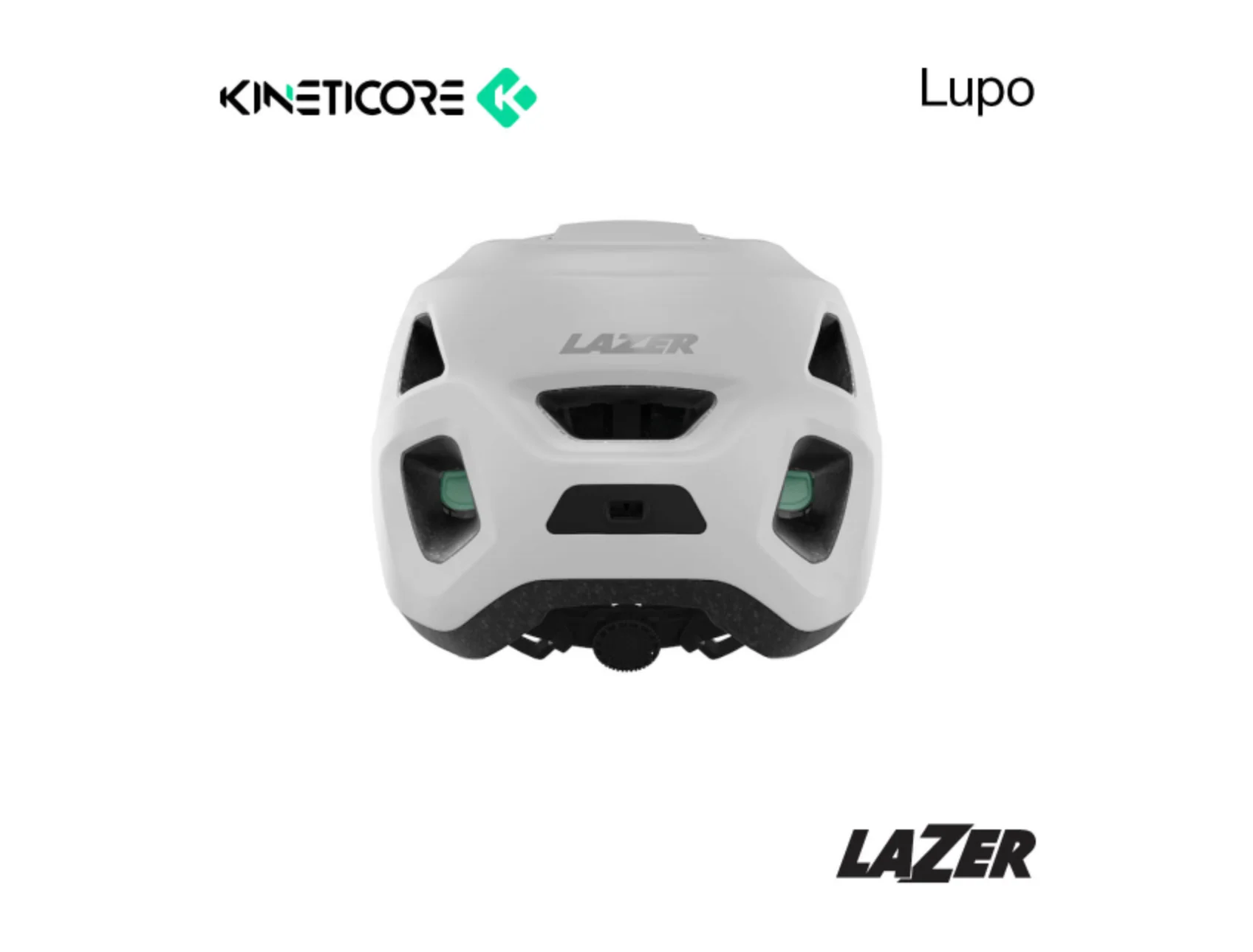 LAZER KINETICORE LUPO HELMET UNI SIZE - MATTE WHITE - Image 4