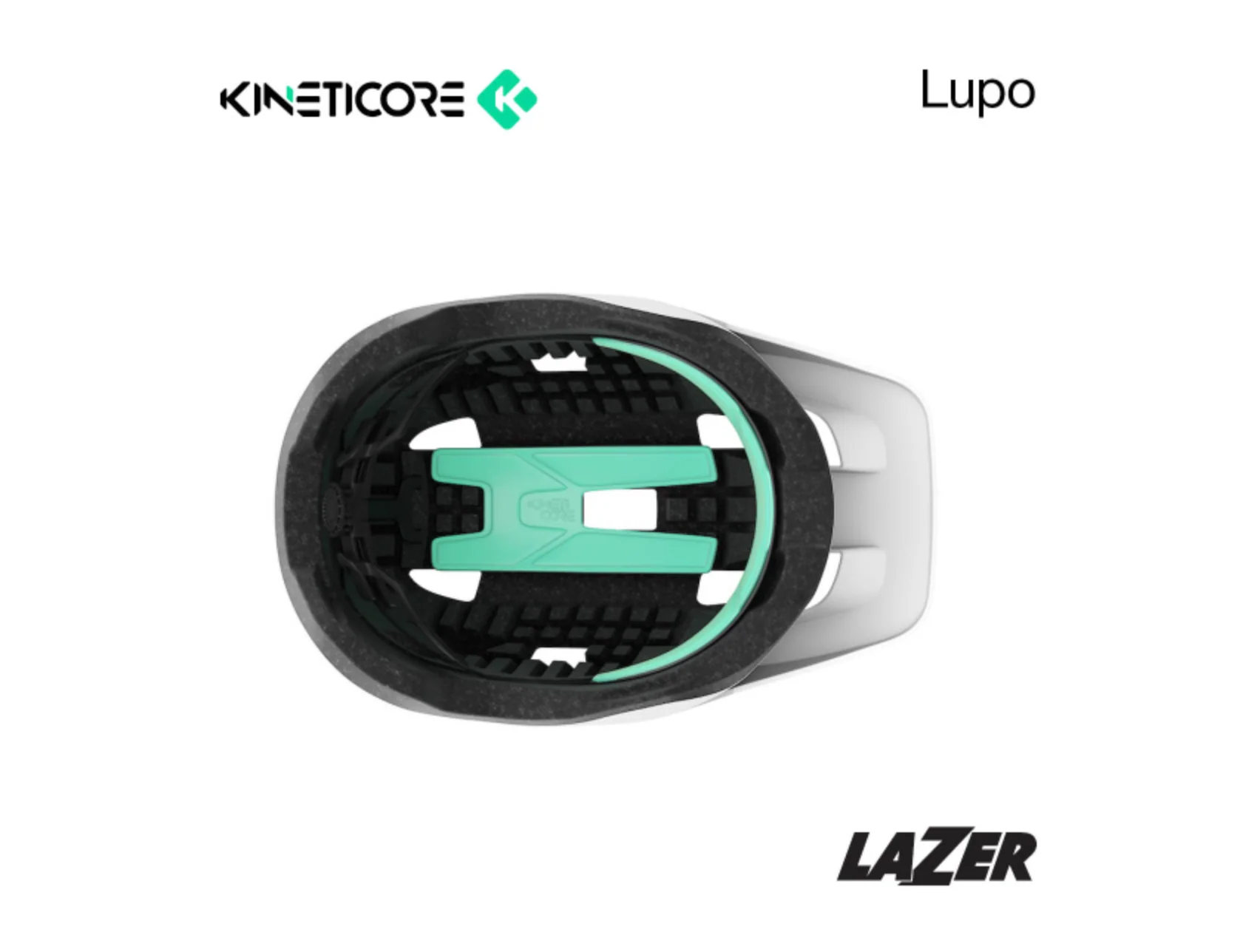 LAZER KINETICORE LUPO HELMET UNI SIZE - MATTE WHITE - Image 5