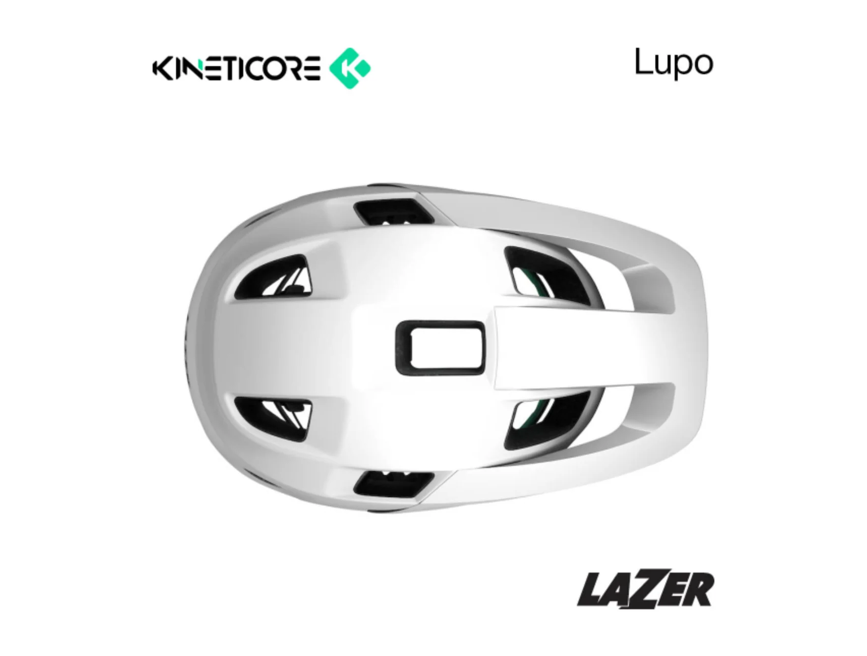 LAZER KINETICORE LUPO HELMET UNI SIZE - MATTE WHITE - Image 6