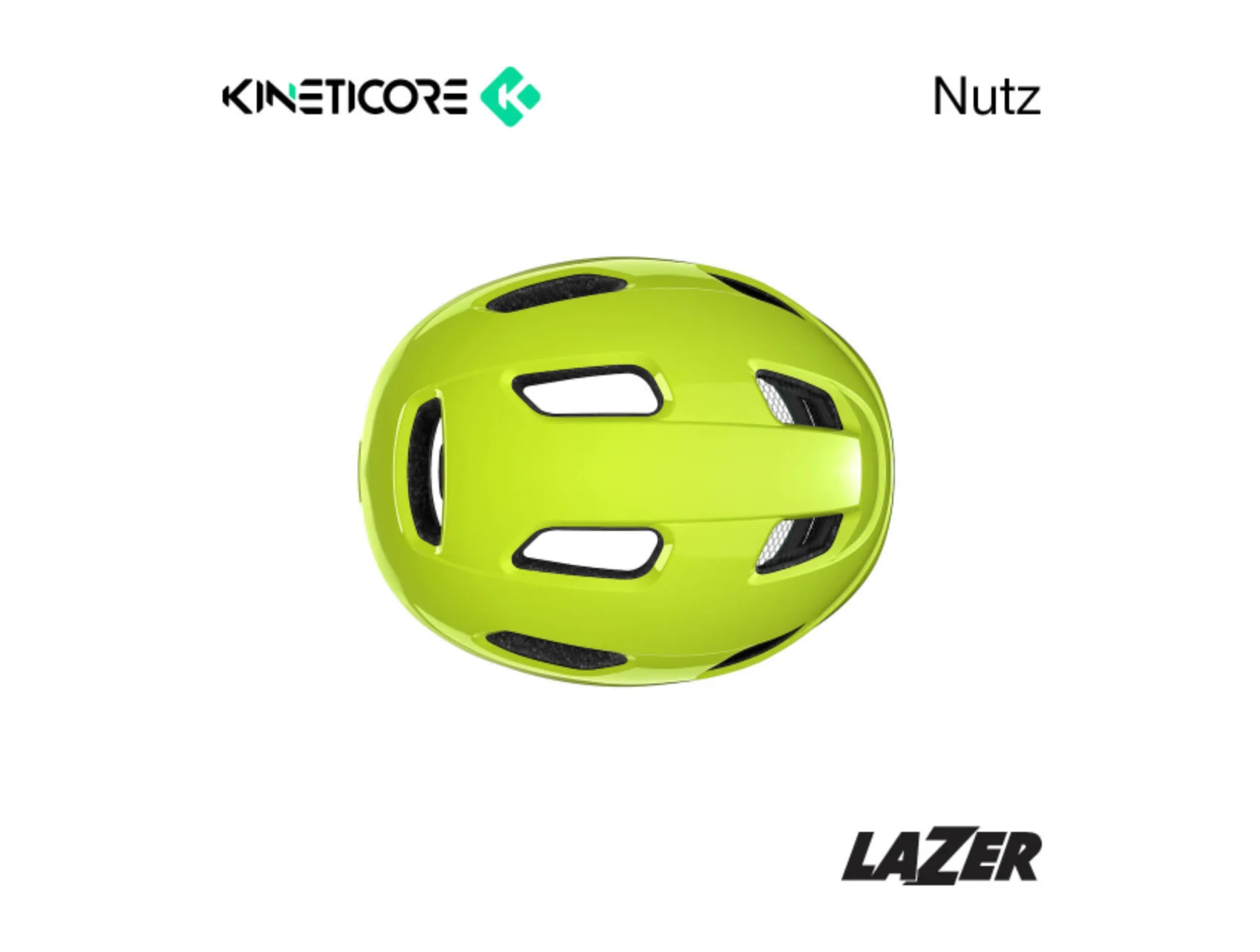 LAZER KINETICORE NUTZ HELMET UNISIZE - FLASH YELLOW - Image 5