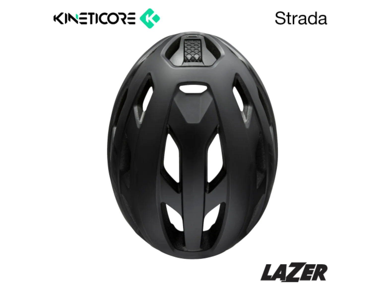 LAZER STRADA KINETICORE HELMET MATTE BLACK - Image 5