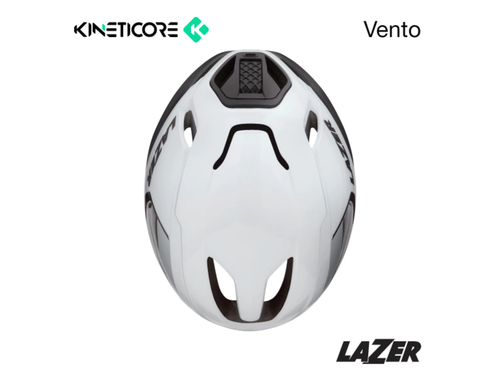 LAZER VENTO KINETICORE HELMET MATTE WHITE - Image 5