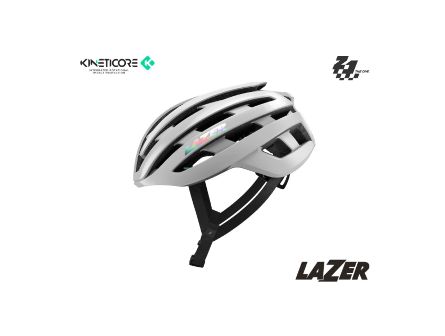 LAZER Z1 KINETICORE HELMET WHITE - Image 2