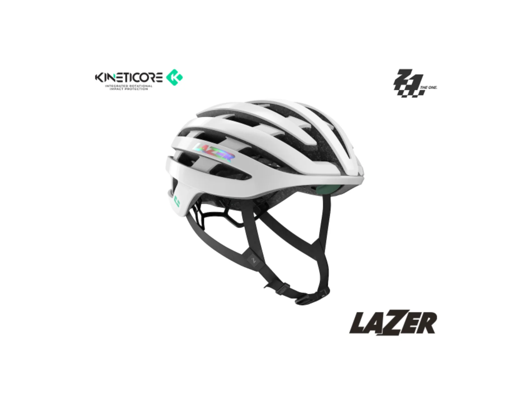LAZER Z1 KINETICORE HELMET WHITE - Image 6
