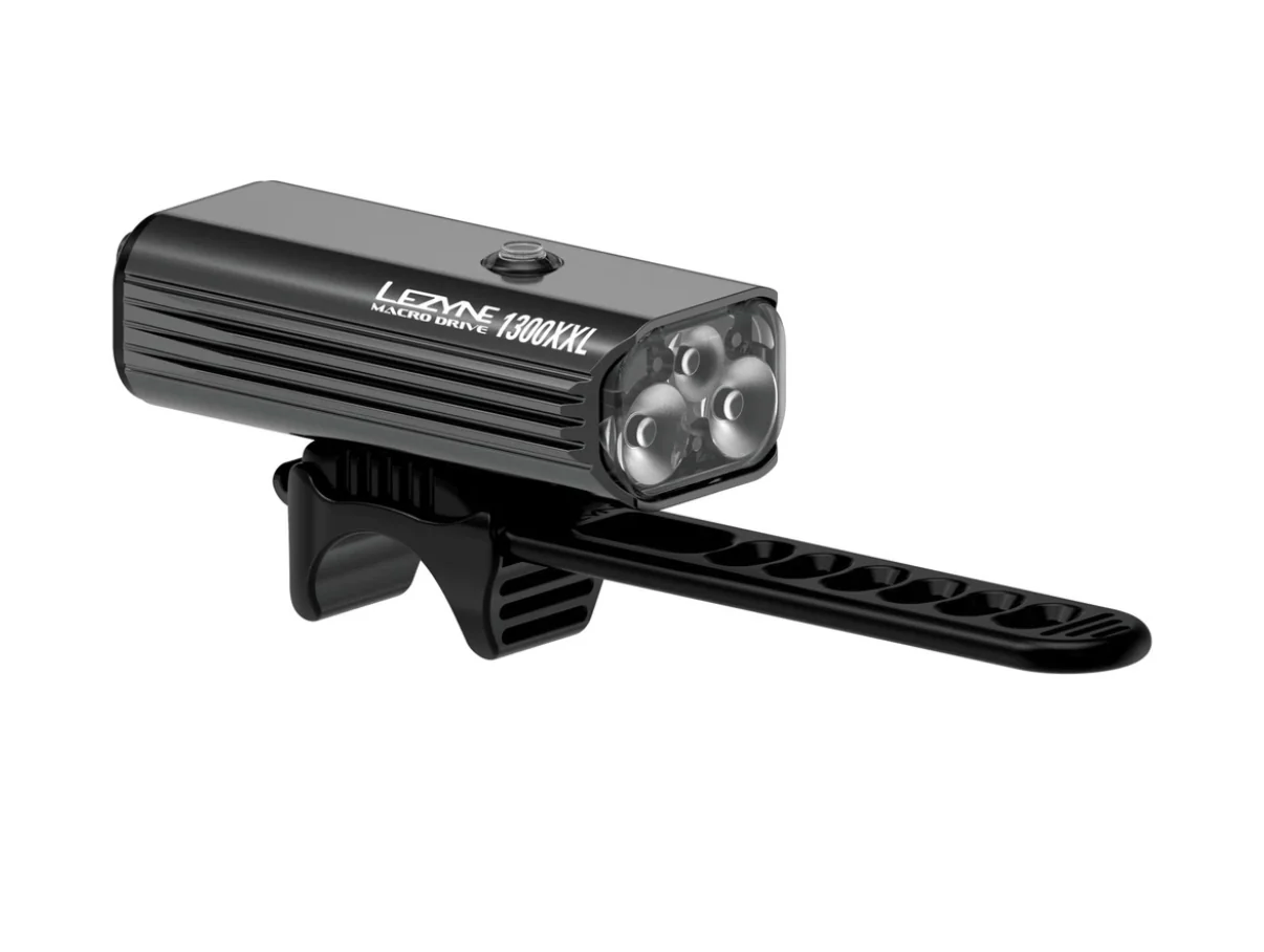 LEZYNE MACRO DRIVE 1300XXL FRONT LIGHT - MATTE BLACK - Image 3