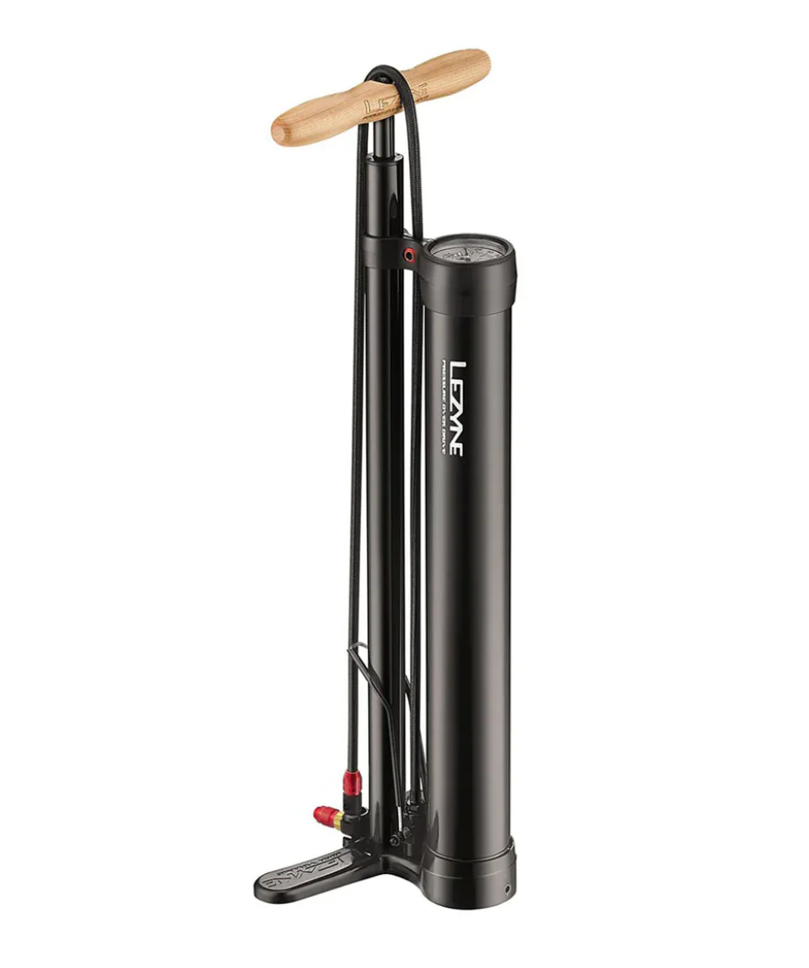 LEZYNE PRESSURE OVERDRIVE FLOOR PUMP BLK