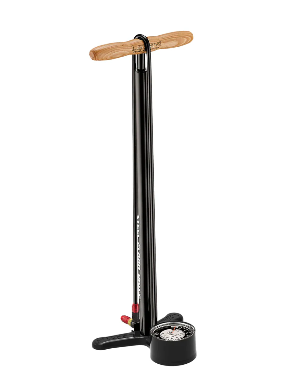 LEZYNE STEEL FLOOR DRIVE BLACK 3.5" GUAGE