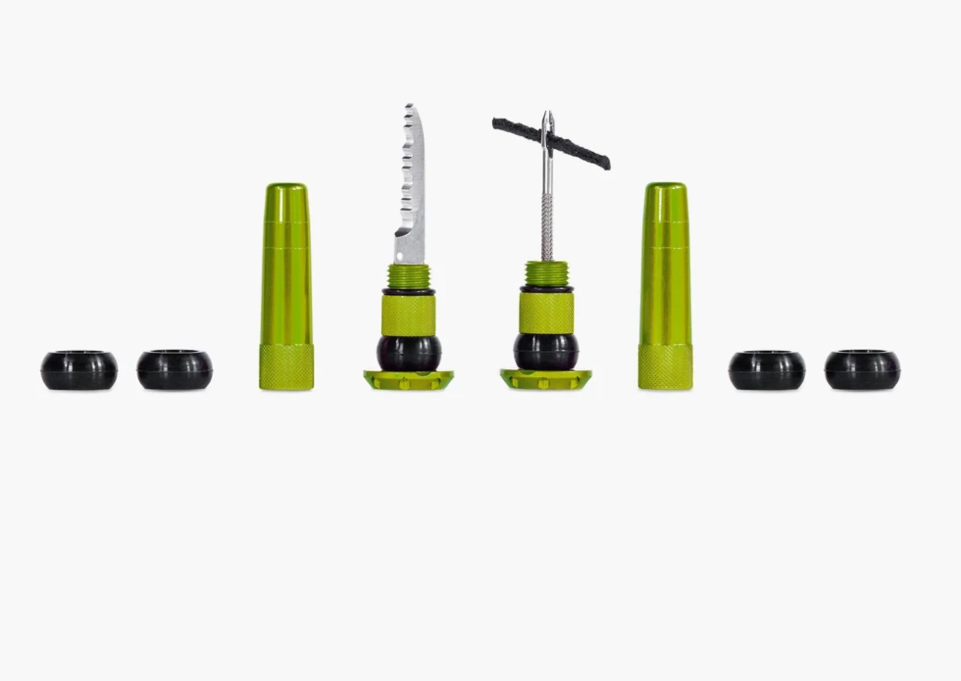 MUC OFF STEALTH TUBELESS PLUGS - GREEN