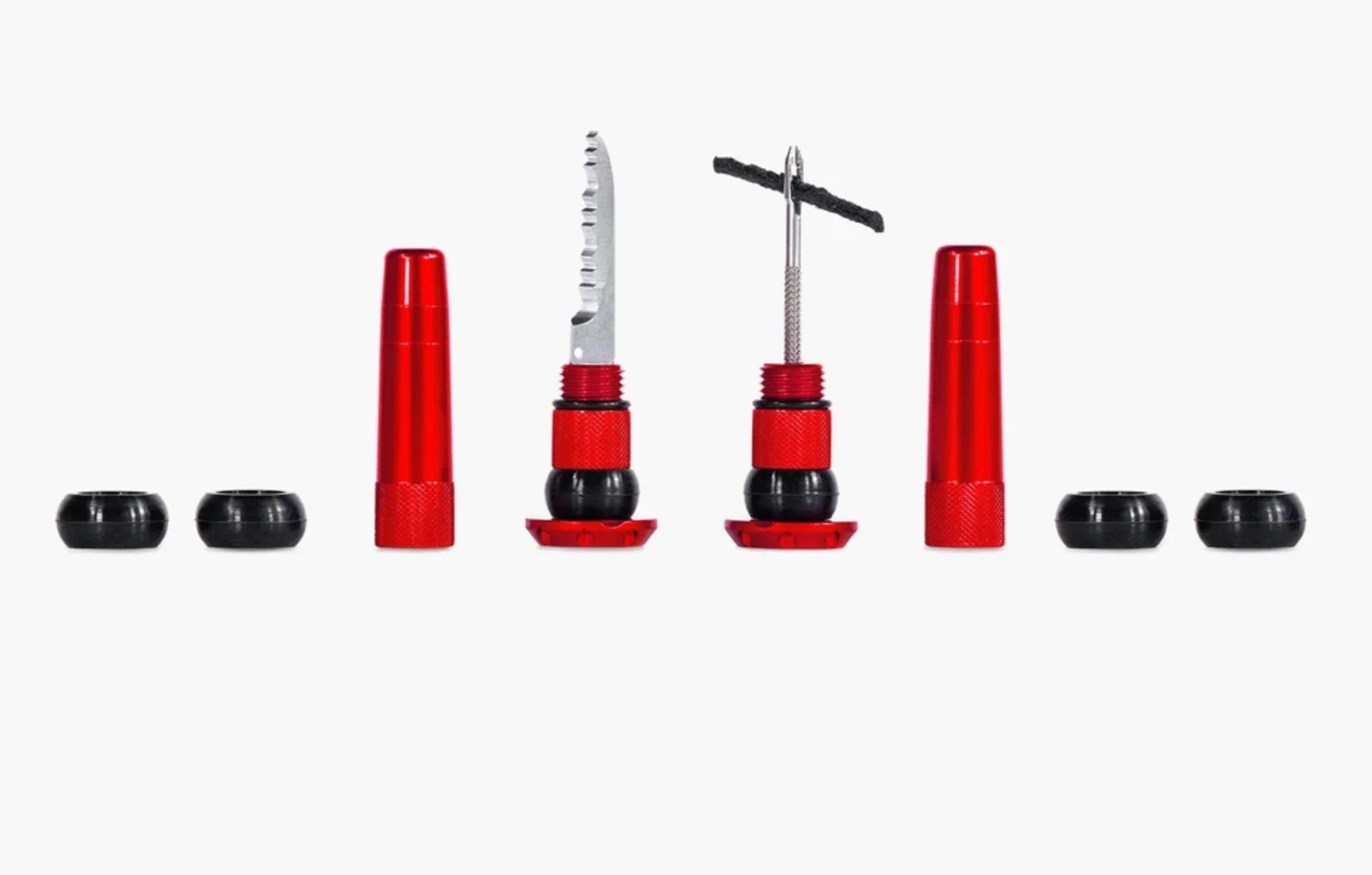MUC OFF STEALTH TUBELESS PLUGS - RED