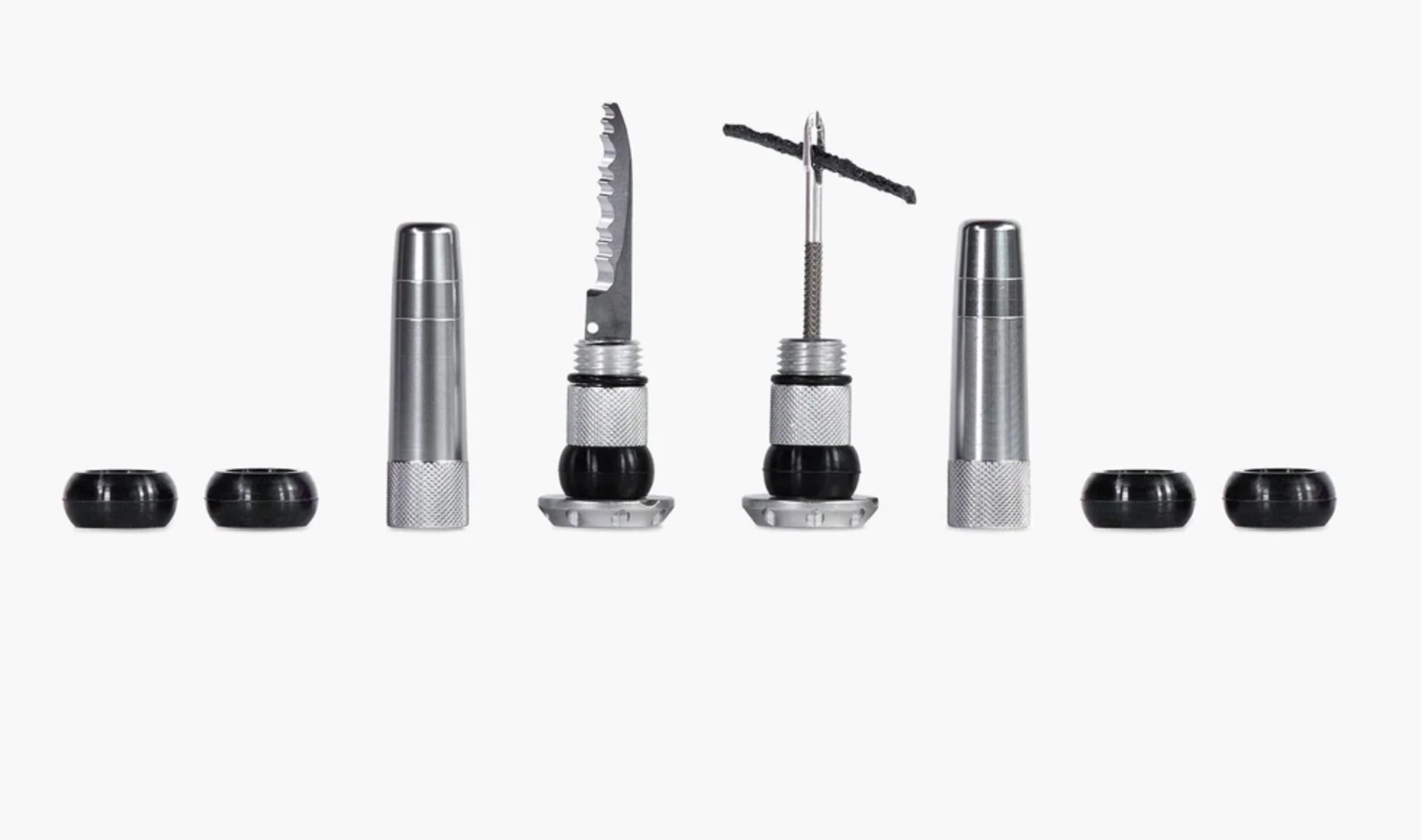 MUC OFF STEALTH TUBELESS PLUGS - SILVER