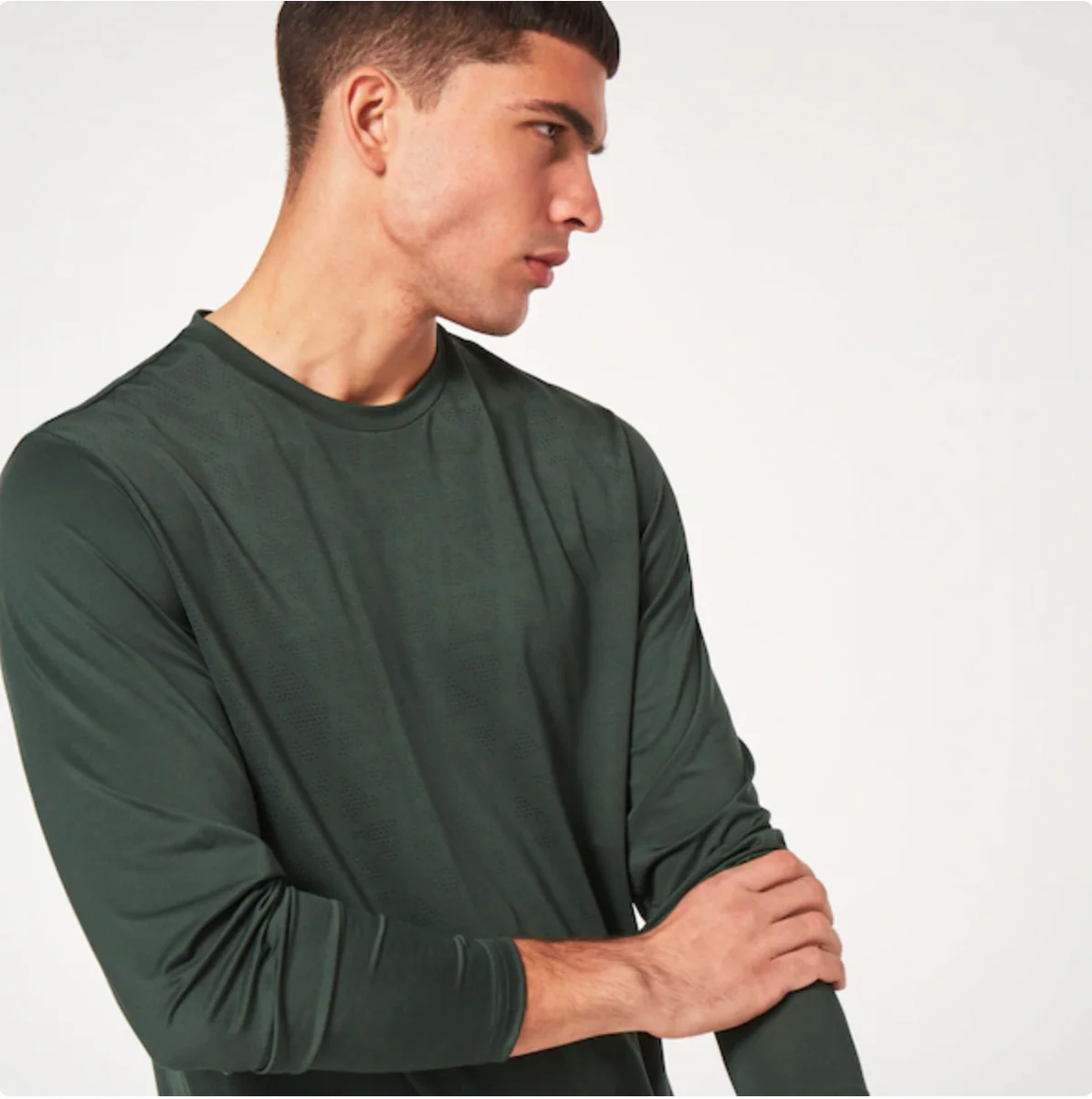 OAKLEY BERM LS JERSEY HUNTER GREEN