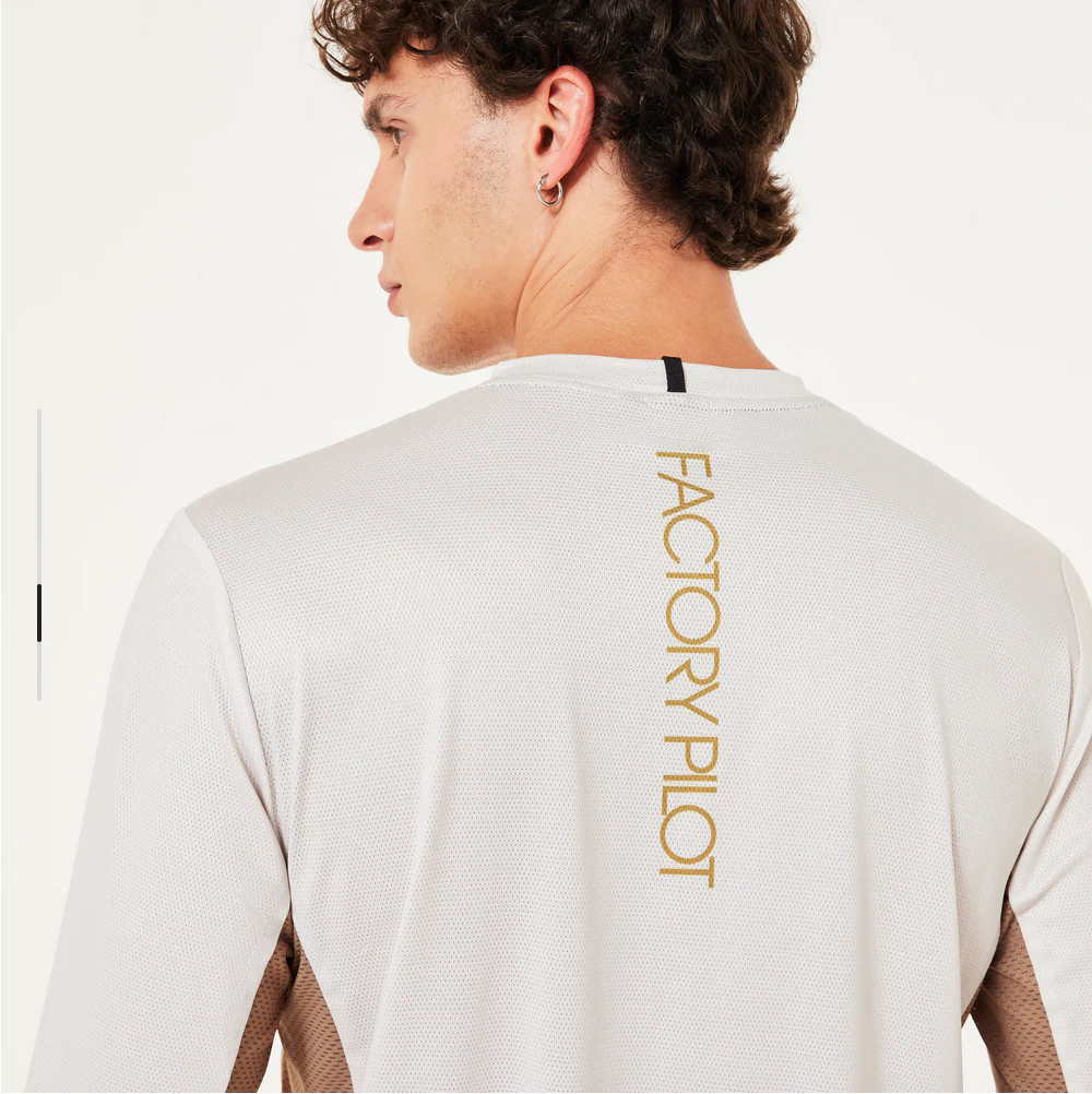 OAKLEY MAVEN COAST LS JERSEY 2.0 GRADIENT PEBBLE MIST - Image 7