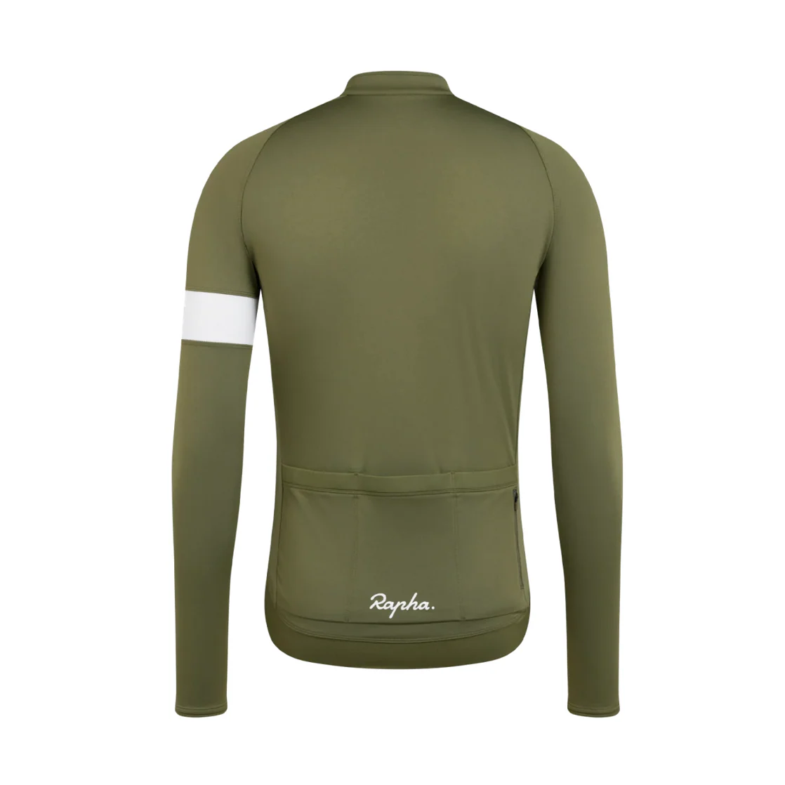 RAPHA LONG SLEEVE CORE JERSEY KHAKI - Image 2