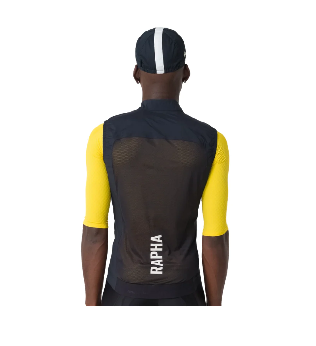 RAPHA PRO TEAM LIGHTWEIGHT GILET BLACK - Image 2