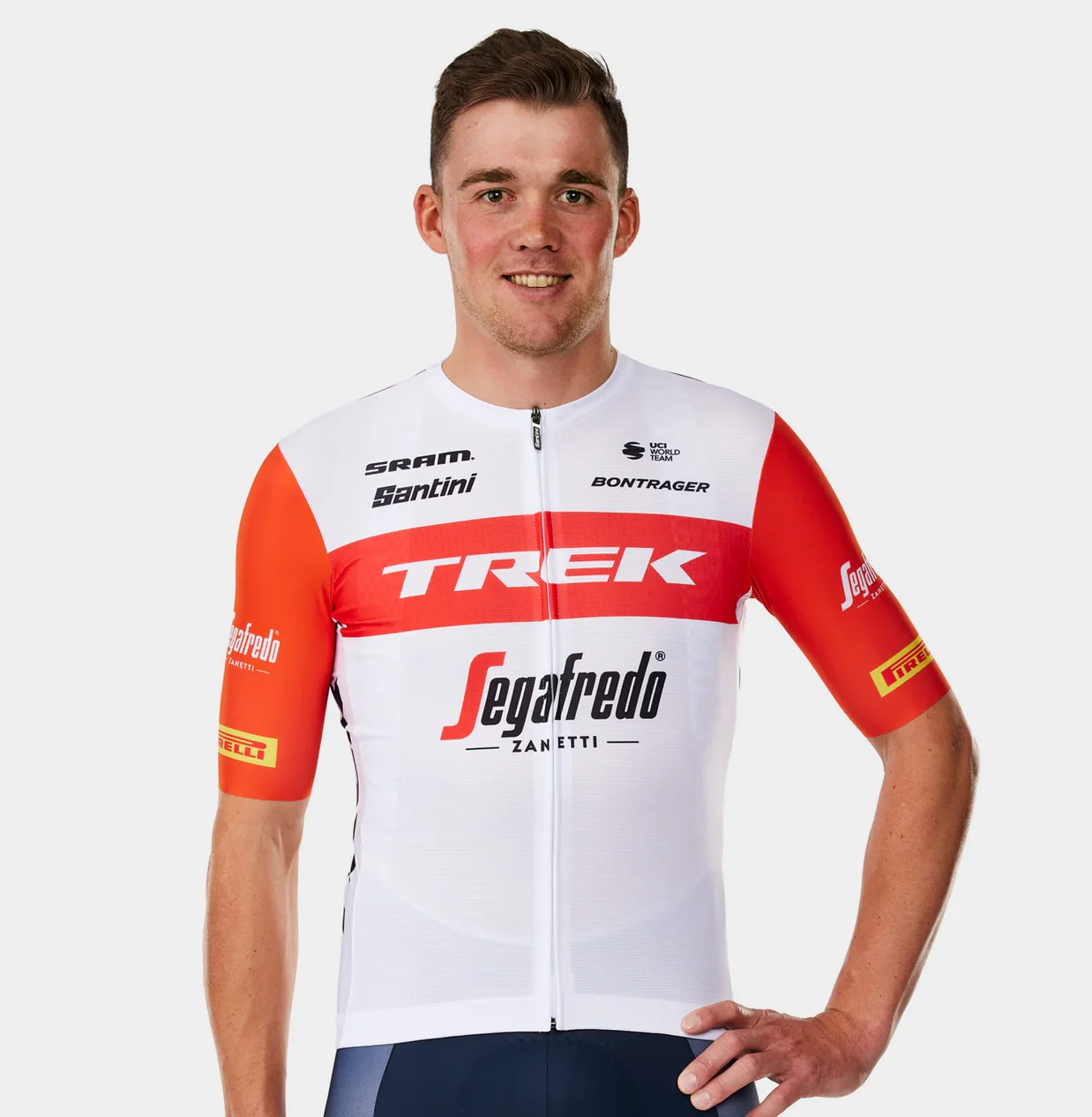 SANTINI TREK-SEGAFREDO MEN'S TEAM REPLICA RACE JERSEY