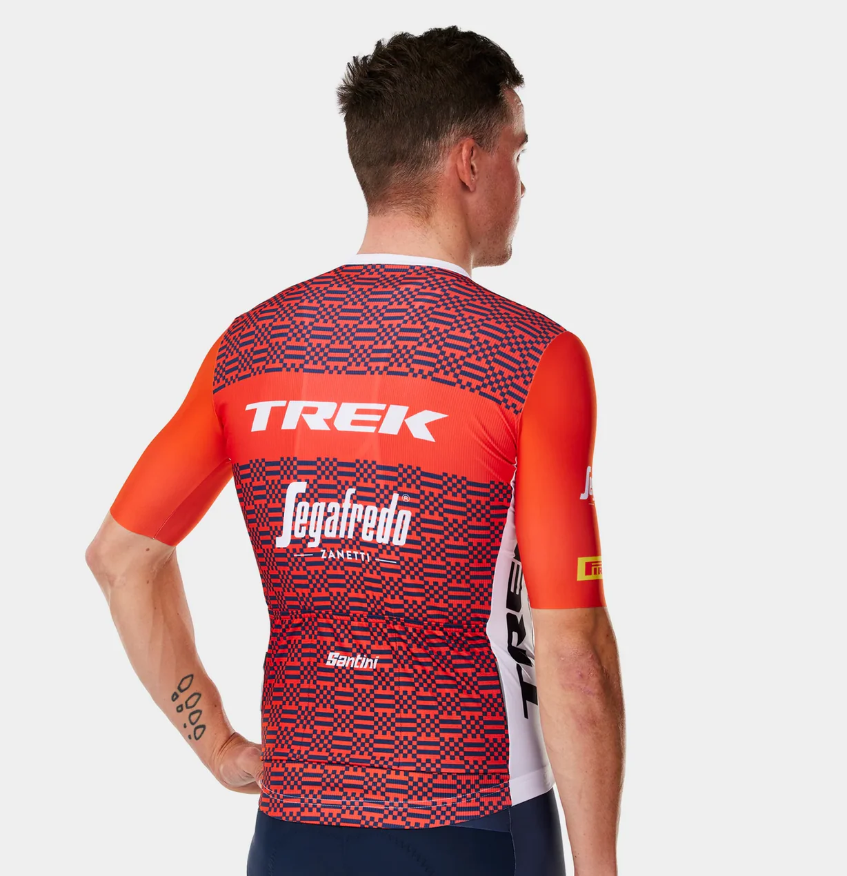 SANTINI TREK-SEGAFREDO MEN'S TEAM REPLICA RACE JERSEY - Image 2