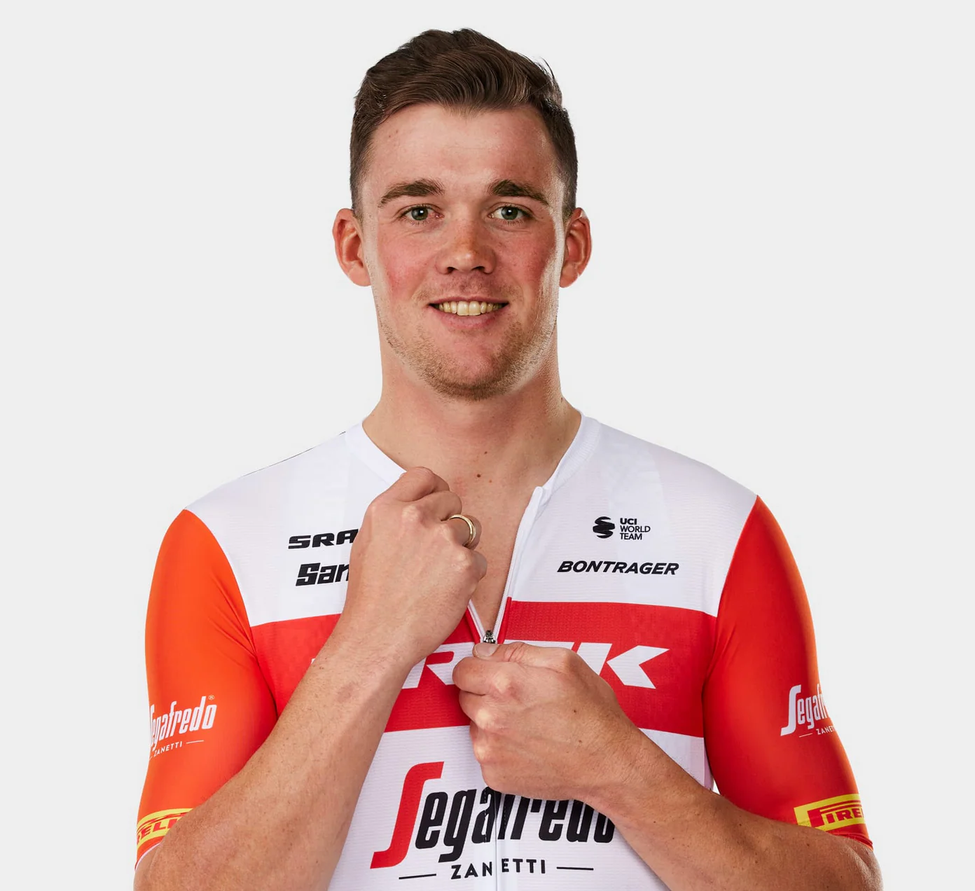 SANTINI TREK-SEGAFREDO MEN'S TEAM REPLICA RACE JERSEY - Image 4