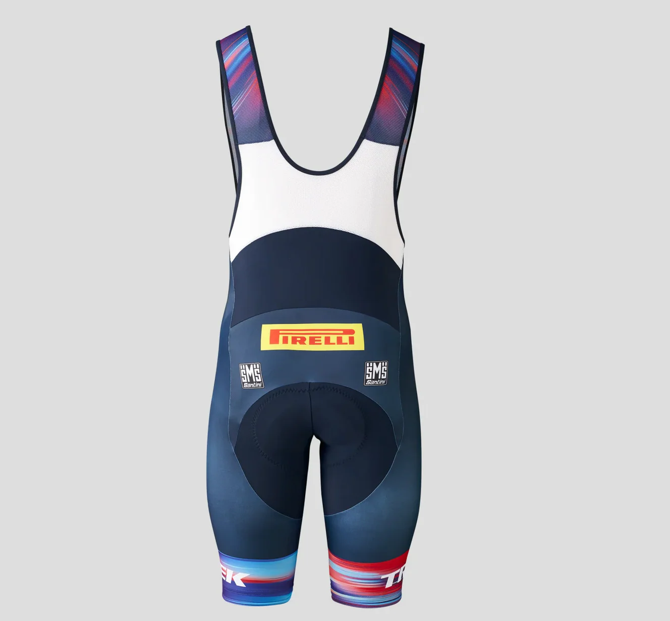 SANTINI TREK-SEGAFREDO TDF REPLICA CYCLING BIB SHORT - Image 2