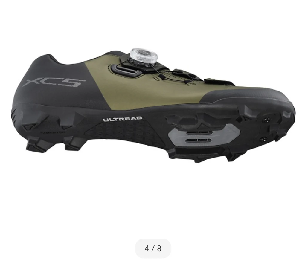 SHIMANO SH-XC502 SPD SHOE MOSS GREEN E-WIDTH - Image 4