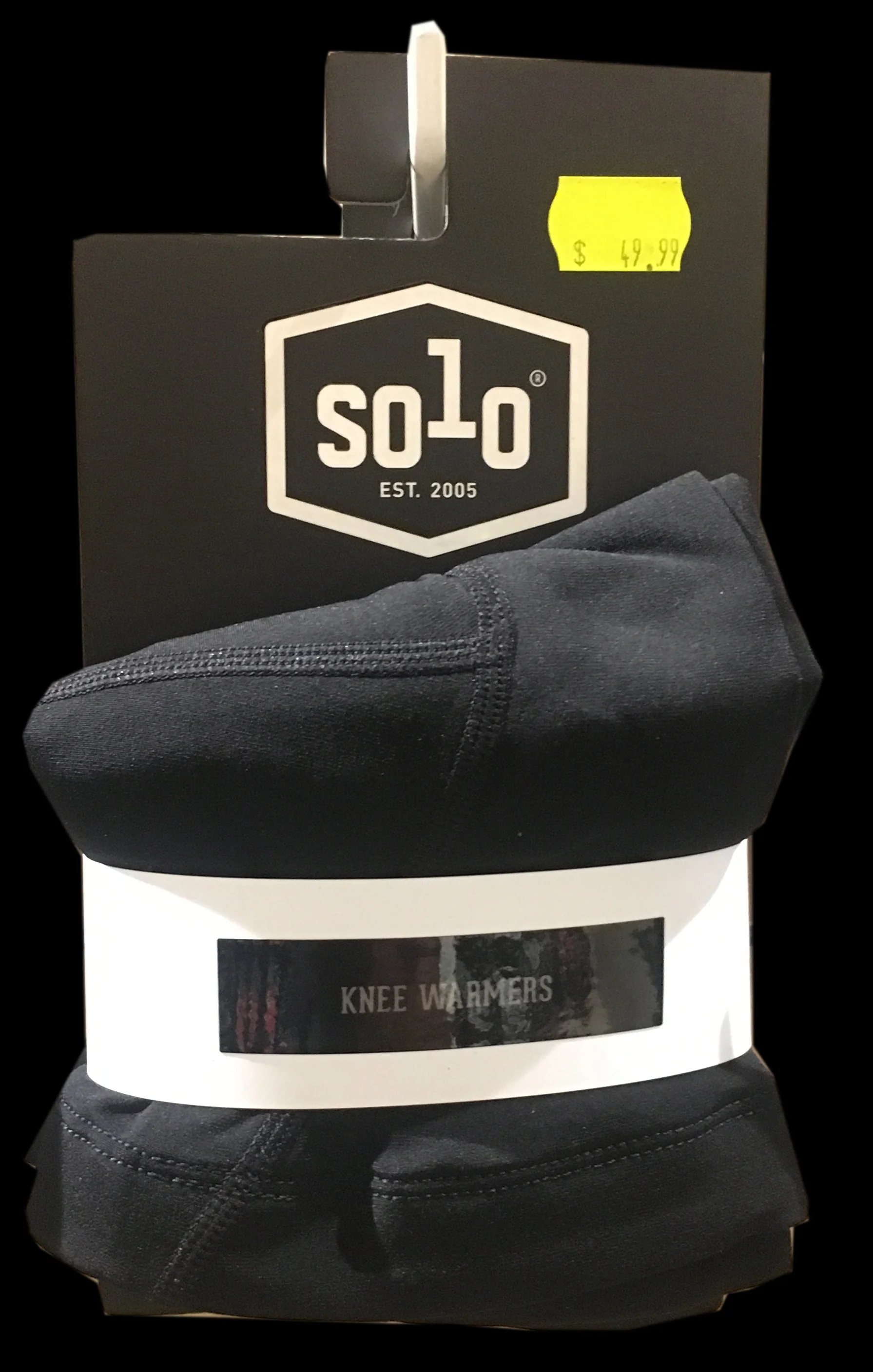 SOLO KNEE WARMERS - BLACK - XS