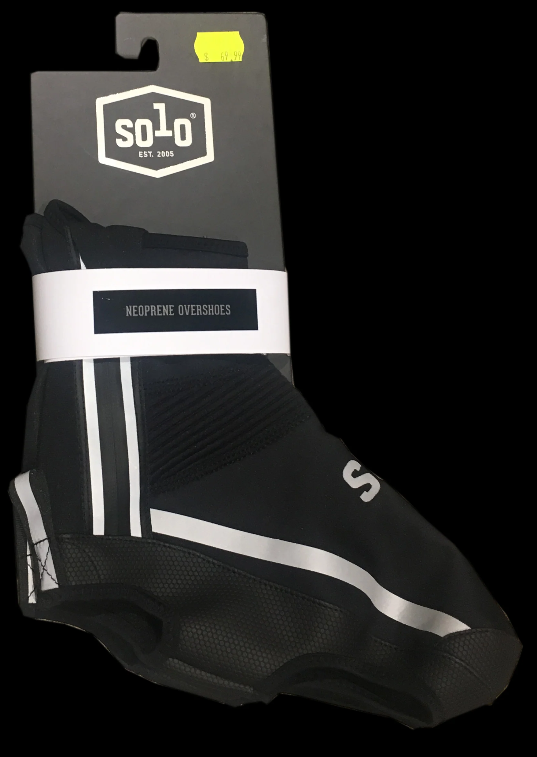 SOLO NEOPRENE OVERSHOES - BLACK - LARGE