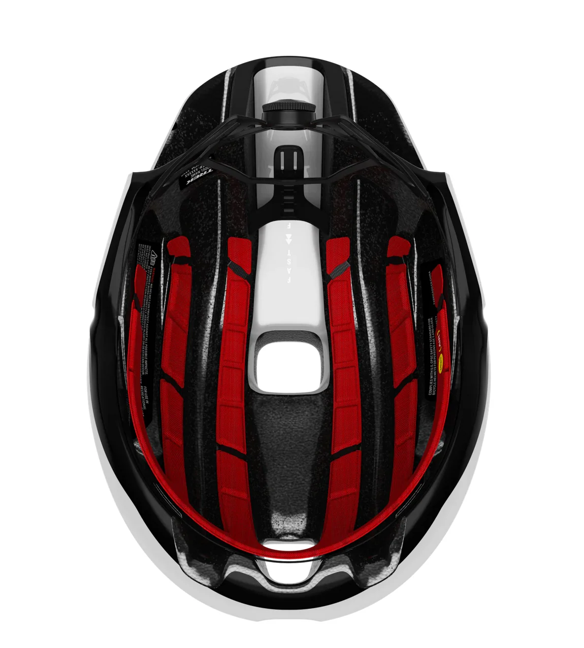 TREK BALLISTA HELMET W/MIPS GLOSS WHITE - Image 4