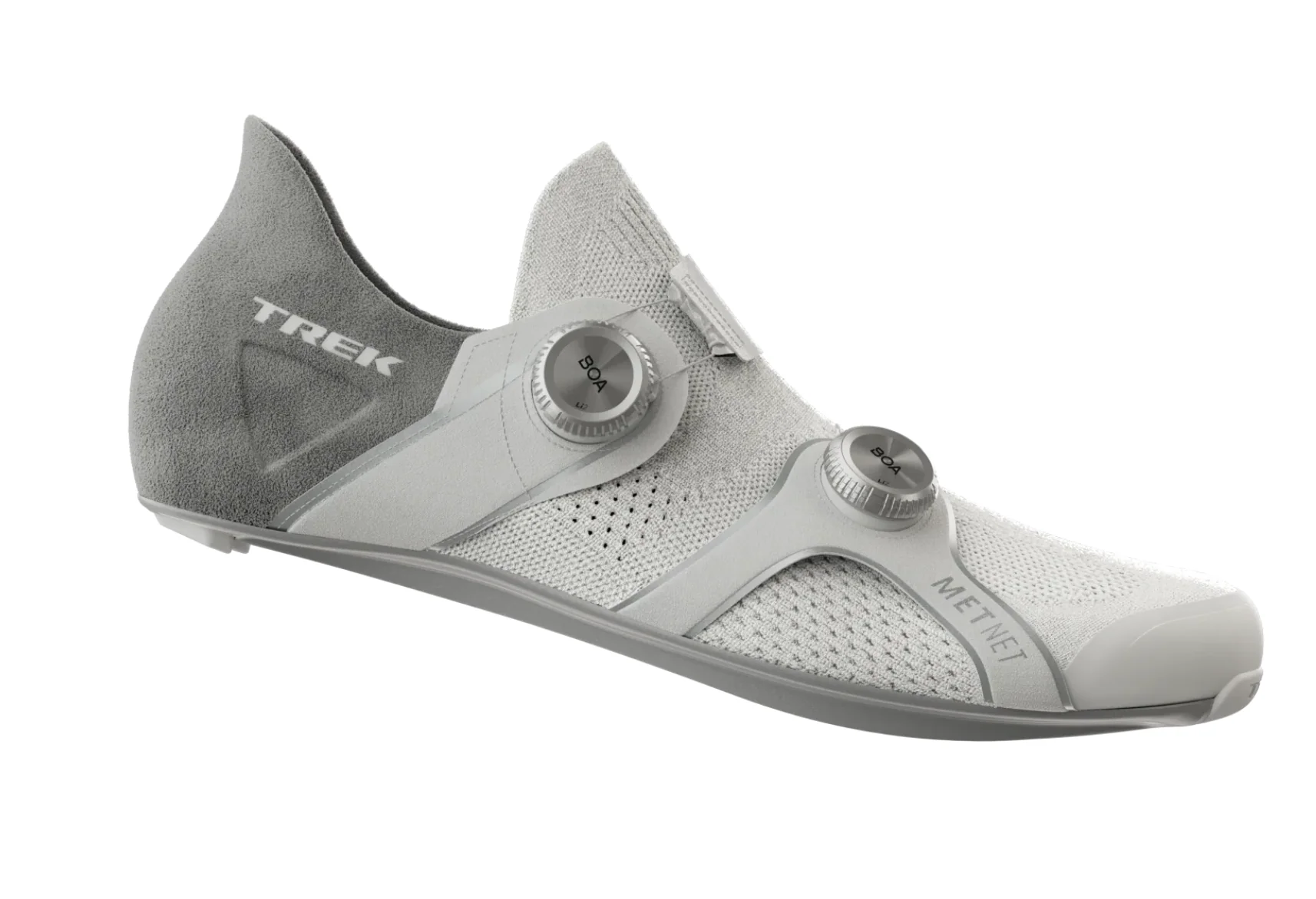 TREK RSL KNIT SHOE WHITE/SILVER - SIZE 44