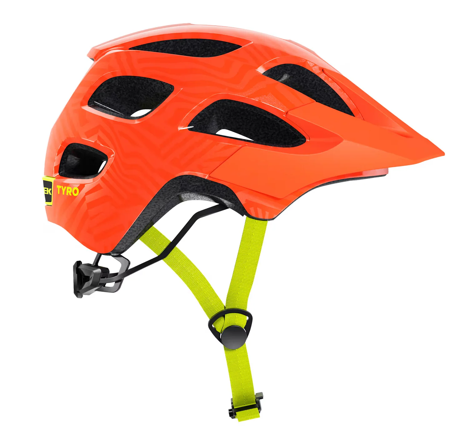 TREK TYRO CHILD HELMET - RADIOACTIVE ORANGE - Image 3