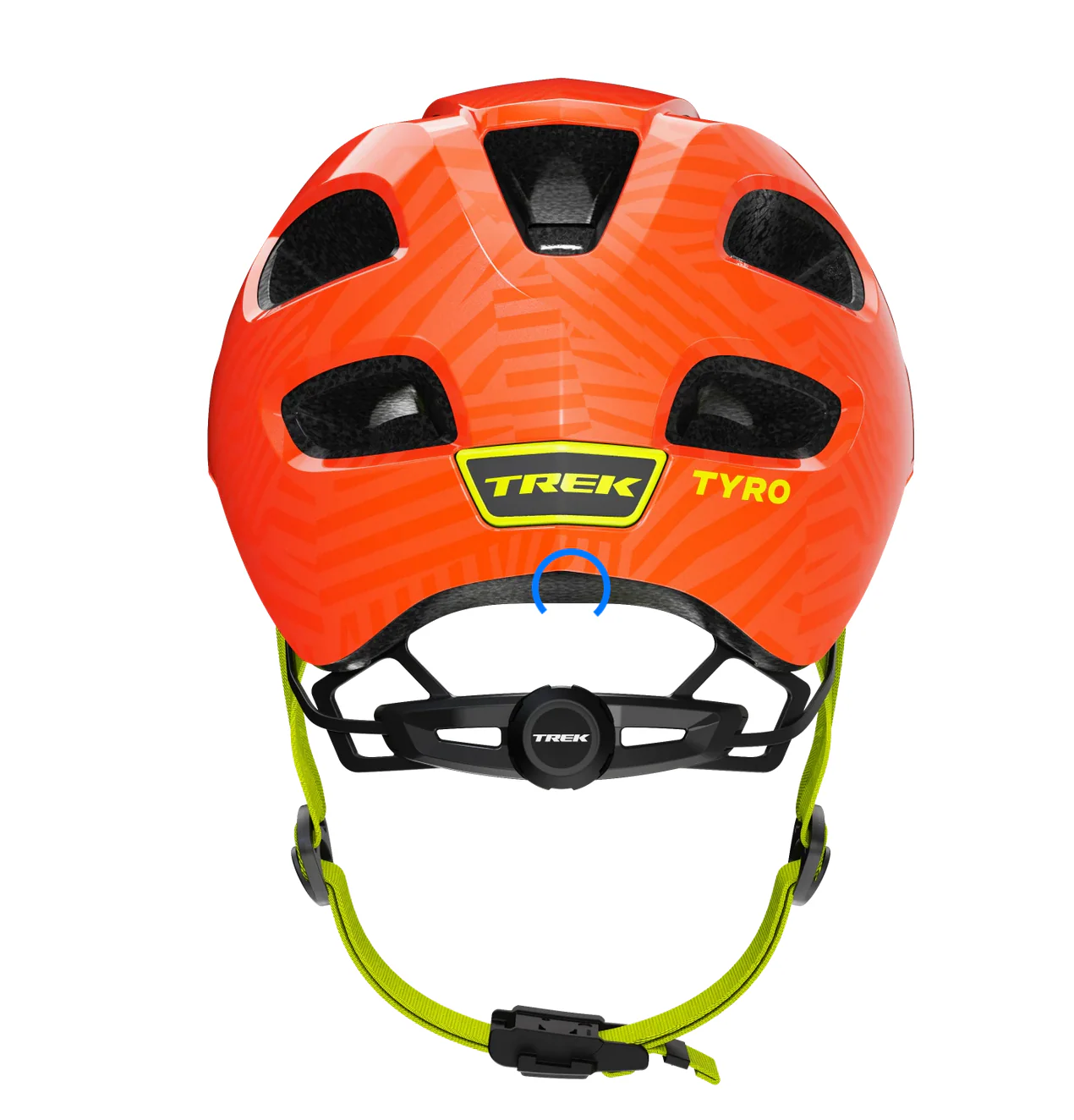 TREK TYRO CHILD HELMET RADIOACTIVE ORANGE - OS - Image 3
