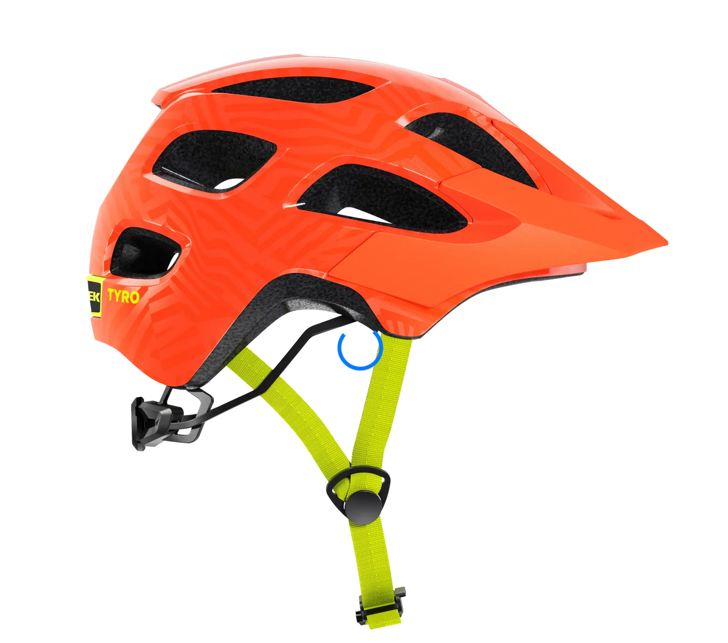 TREK TYRO CHILD HELMET RADIOACTIVE ORANGE - OS - Image 5