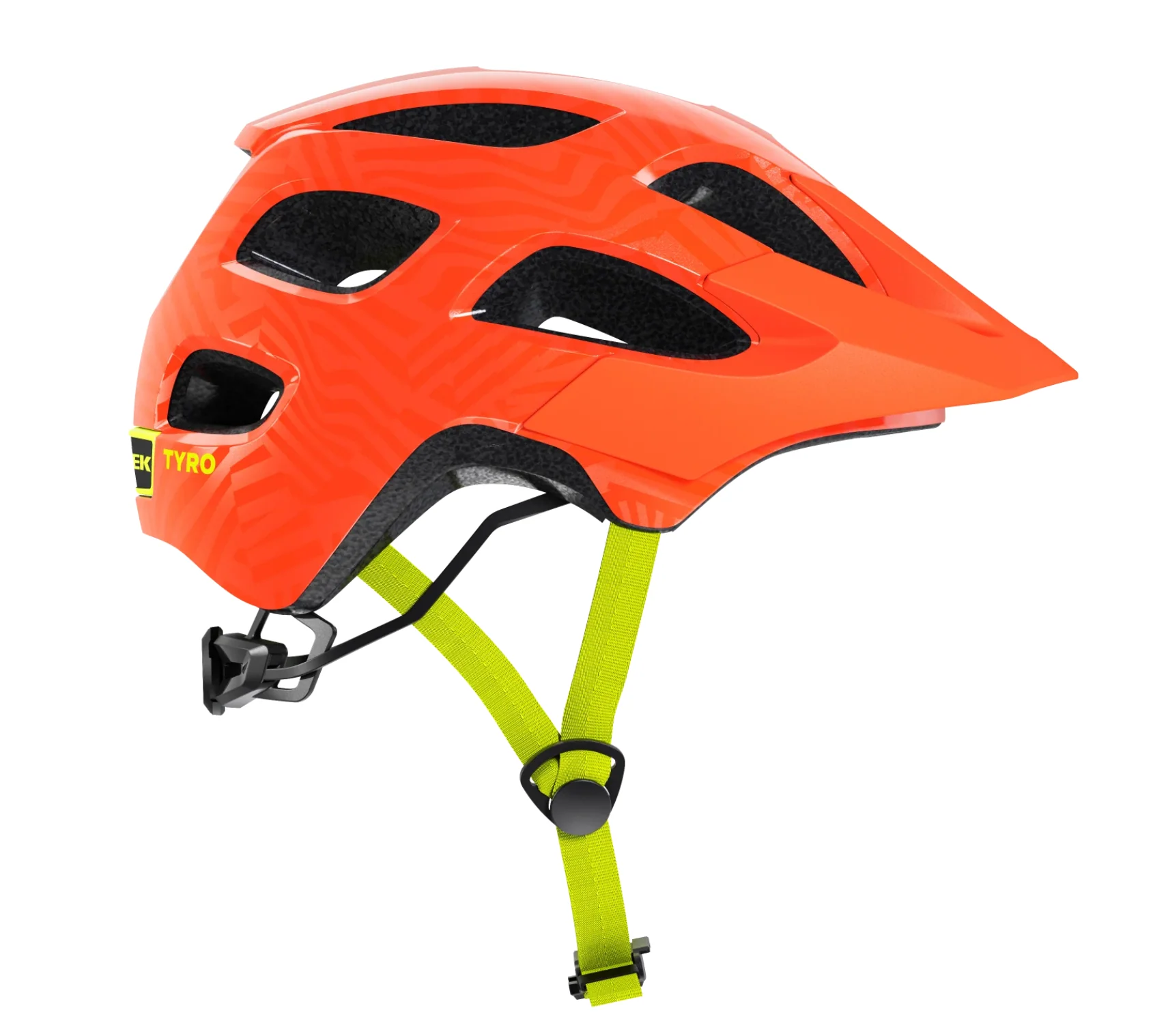TREK TYRO YOUTH HELMET RADIOACTIVE ORANGE - OS - Image 5